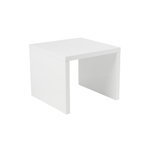 Abby End Table - White