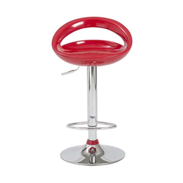 Agnes Adjustable Bar Stool - Red