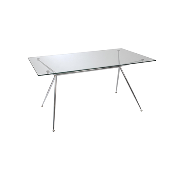 Atos 66in Conference Table - Chrome Base