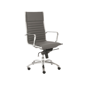 Dirk High Back Office Chair - Gray