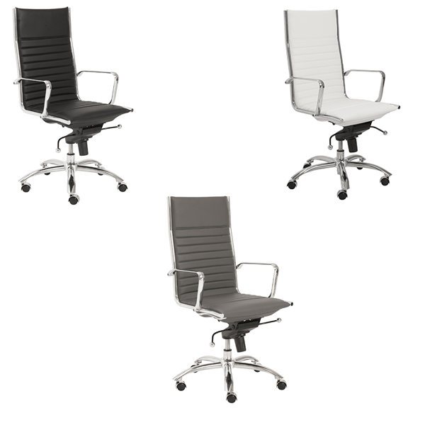 Dirk High Back Office Chairs - V-Decor Trade Show Furniture Rentals in Las Vegas