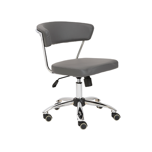 Draco Armless Office Chair - Gray