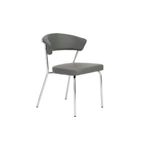 Draco Chair - Gray - Steel