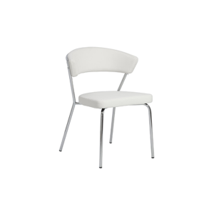 Draco Chair - White - Steel