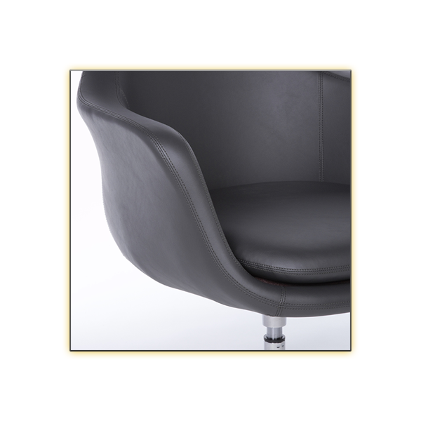 Giovana Lounge Chair - Dark Gray CloseUp