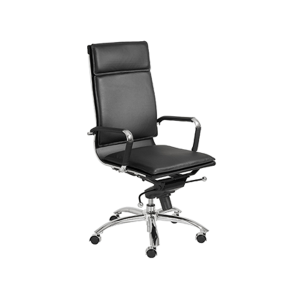 Gunar High Back Office Chair - Black