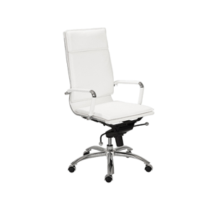 Gunar High Back Office Chair - White