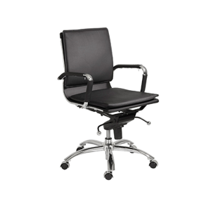 Gunar Low Back Office Chair - Black