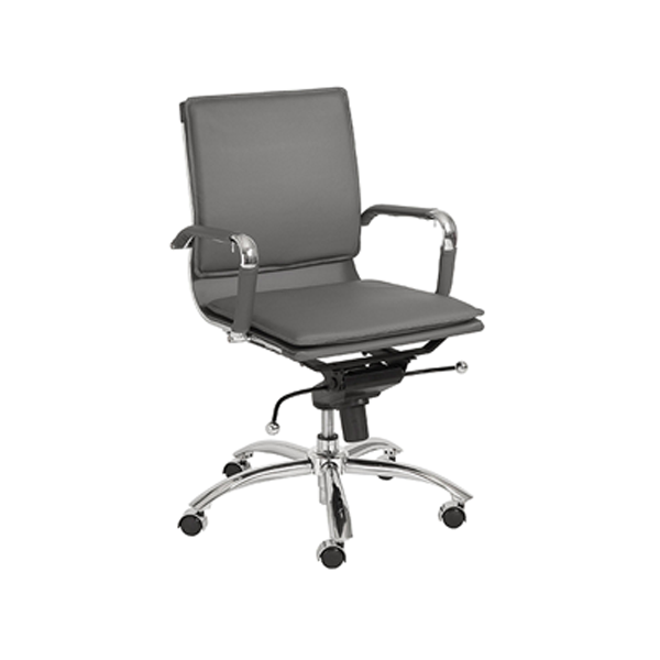 Gunar Low Back Office Chair - Gray