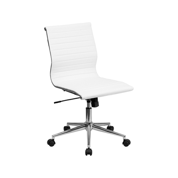Motto Armless Office Chair - White