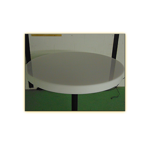 Radiance LED 30in Round Cafe Table - Off