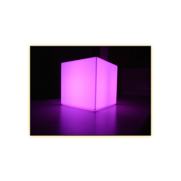 Radiance LED Cube - 12in - V-Decor Trade Show Furniture Rentals in Las Vegas