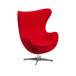 Seek Lounge Chair - Red Fabric