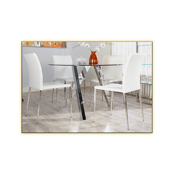 Fridrika Cafe Table with Diana Chairs
