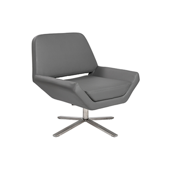 Carlotta Lounge Chair - Gray