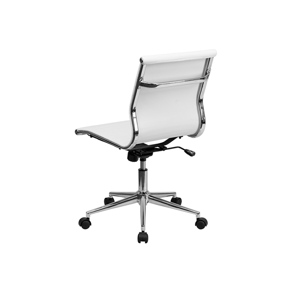 Motto Armless Office Chair - White - Back