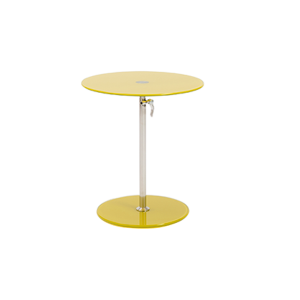 Radin Adjustable End Table - Yellow